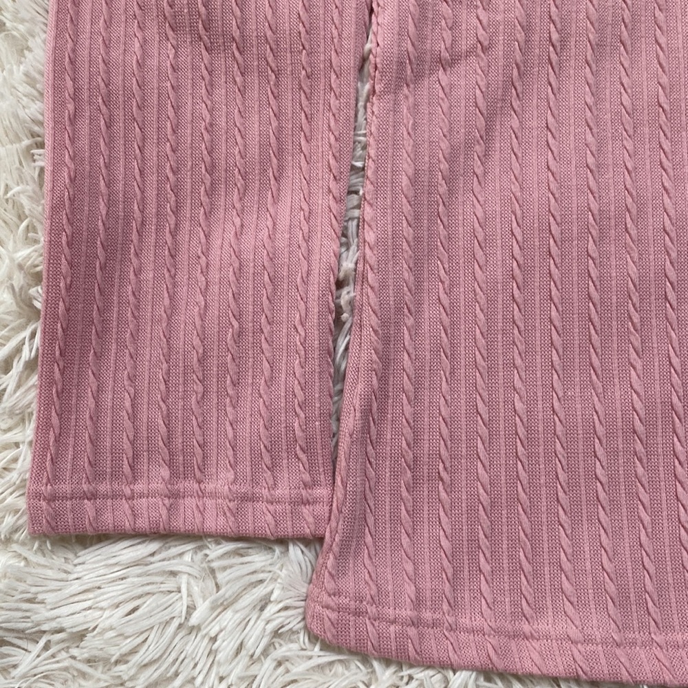 Boutique Cable Pattern Top ๐ Pink - Picture 8 of 11